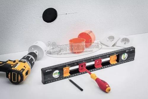 WIHA Villanyszerelő vízmérték 400mm 42074