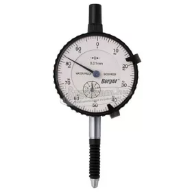 BERGER vízálló mérőóra, IP53 0-10/0,01mm