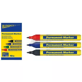 BLEISPITZ jelölőfilc d1,5-3mm fekete 10db 0631