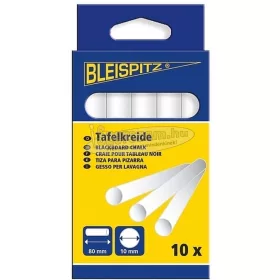 BLEISPITZ táblakréta kerek fehér 10db 1119