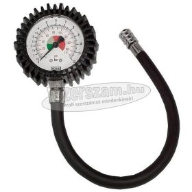   GAV keréknyomás ellenőrző manométer tömlővel 0-12bar 30cm 60F