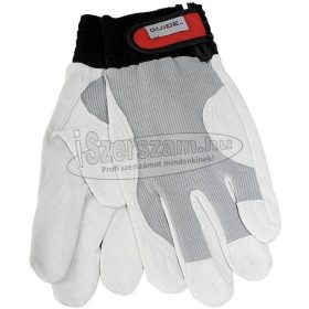 GUIDE bőr védőkesztyű fehér M/8-XXL/11 43-08 EN420