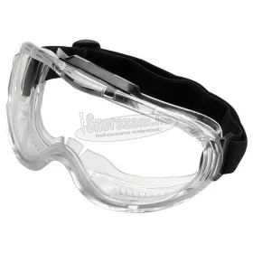 Z-TOOLS védőszemüveg víztiszta, gumipántos ZTP271V