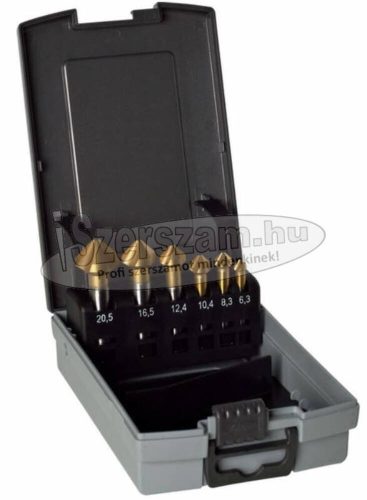 GÜHRING kúsüllyesztő készlet 6,3-20,5mm 6 részes 90° DIN335RN HSS TiN bevonattal 4997.000