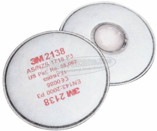 3M szűrőbetét P3,O3 2db/csomag 6000 és 7500 termékekhez 2138