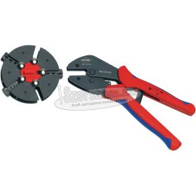   KNIPEX Táras saruzó- érvéghüvelyező fogó 3 betéttel 0,25-6mm² AWG20-10,23-10 250mm 97 33 01