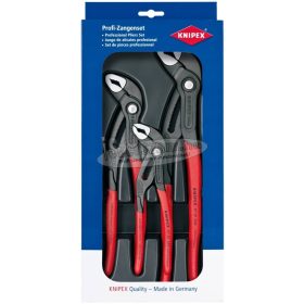   KNIPEX Autóvízpumpa fogó készlet Cobra 3 részes 8701180/250/300mm 00 20 09 V02