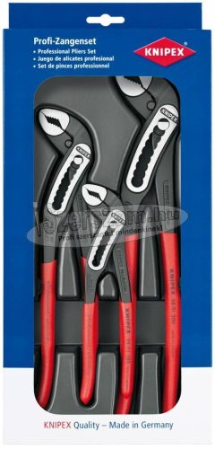 KNIPEX Autóvízpumpa fogó készlet Alligator 3 részes 8801180/250/300mm 00 20 09 V03