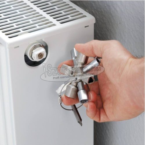 KNIPEX Kapcsolószekrény kulcs 8 ágú TwinKey 0011 01