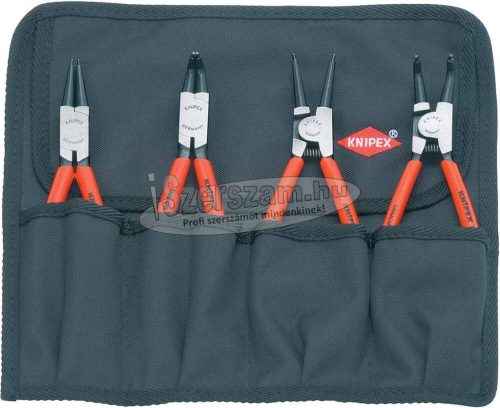 KNIPEX Seegergyűrű fogó készlet K-B/E-H 4 részes precíziós J2-J21/A2-A21, 19-60mm 0019 56