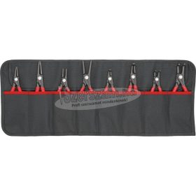   KNIPEX Seegergyűrű fogó készlet precíziós K-B/E-H 8 részes, J1-2-J11-21/A1-2-A11-21, 10-25/19-60mm 0019 58 V02