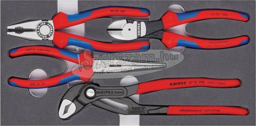 KNIPEX Fogó készlet 4 részes 0302, 2612, 7402, 8701 MODUL 0020 01 V15