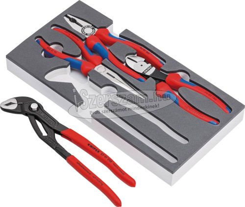 KNIPEX Fogó készlet 4 részes 0302, 2612, 7402, 8701 MODUL 0020 01 V15