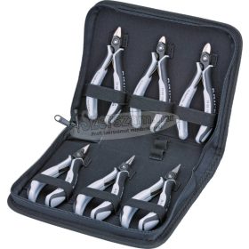   KNIPEX Elektronikai fogó készlet, ESD 6 részes 0020 16 P ESD
