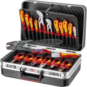   KNIPEX Szigetelt szerszámkészlet 20 részes ABS kofferben 1000V VDE 0021 20