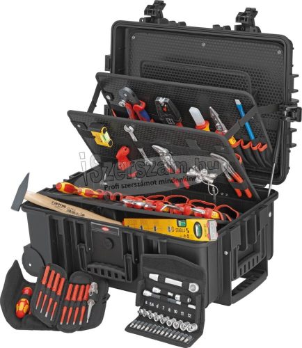 KNIPEX Szerszámkészlet Robust45 Move 63 részes, teleszkópos nyéllel Elektro 0021 37