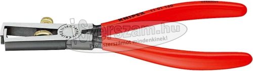 KNIPEX Huzalcsupaszító fogó, rugós, PVC nyél 160mm, d=5mm/10mm²-ig, AWG 7 1 101 160