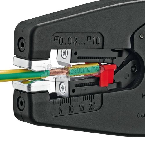 KNIPEX Önbeálló huzalcsupaszító fogó 195mm 0,03-10mm² AWG 32-7 1 242 195