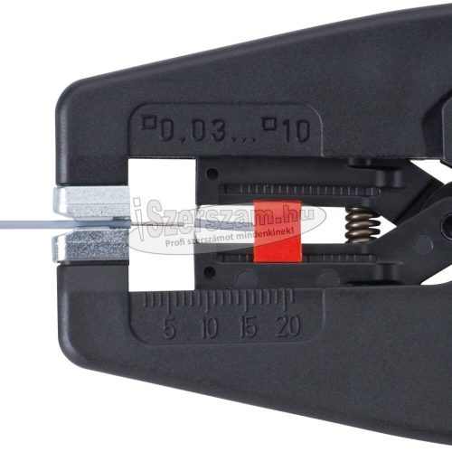 KNIPEX Önbeálló huzalcsupaszító fogó 195mm 0,03-10mm² AWG 32-7 1 242 195