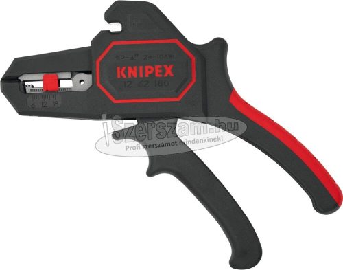 KNIPEX Önbeálló huzalcsupaszító fogó 180mm 0,2-6mm² AWG24-10 1 262 180