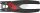 KNIPEX Önbeálló huzalcsupaszító fogó, szalagkábelhez 180mm, 0,75-2,5mm², AWG19-13 1 264 180