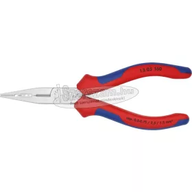   KNIPEX Huzalozó fogó, kétkomponensű nyél, polírozott/krómozott fej