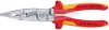 KNIPEX Szigetelt szerelőfogó, saruzóval, kétkomponensű nyél 0,5- 2,5+kábelvágóval, 1000V 1 386 200