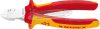 KNIPEX Szigetelt oldalcsípő fogó, kétkomponensű nyél 160mm, 1,5+2,5mm², 1000V 1 426 160