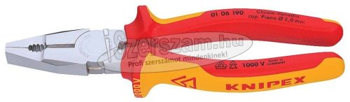 KNIPEX Szigetelt egyetemes fogó, kétkomponensű nyél 1000V