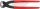 KNIPEX Tömlőbilincs szorító fogó, PVC nyél 220mm oldalvágóval 1099 I220
