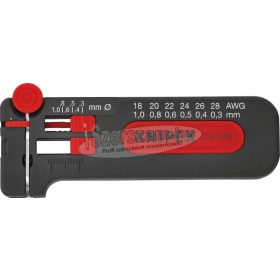   KNIPEX Mini huzalcsupaszító 100mm, 0,30-1mm, AWG36-26 1280 100SB 12 80 100 SB