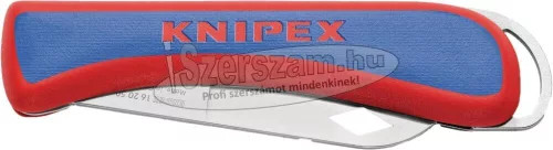 KNIPEX Kábelvágó kés összecsukható, egyenes, SOLINGEN 80mm, műanyag nyelű INOX 16 20 50 SB 162050SB