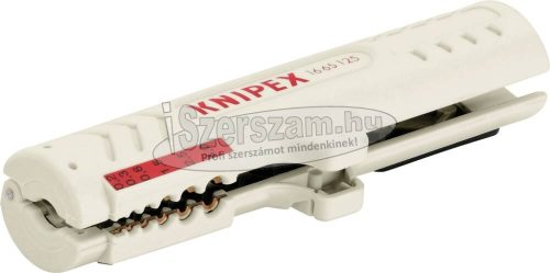 KNIPEX Kábelcsupaszító, adatkábelhez 125mm, 4,5-10mm UTP+STP 1665 125SB 16 65 125 SB