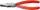 KNIPEX Laposfogó rövidcsőrű, polírozott fej, PVC nyél 160mm 2 001 160
