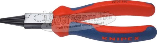 KNIPEX kerekcsőrű fogó rövid, kétkomponensű nyél 160mm, polírozott fej 2 202 160