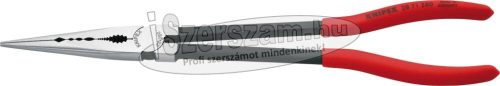 KNIPEX félkerekcsőrű fogó egyenes, extra hosszú, PVC nyél 280mm 2 871 280