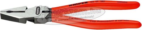 KNIPEX Egyetemes fogó erő, polírozott fej, PVC nyél 180mm 0201 180