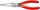 KNIPEX Laposfogó hosszúcsőrű, polírozott fej, PVC nyél 140mm 3 011 140