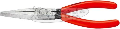 KNIPEX Laposfogó hosszúcsőrű, polírozott fej, PVC nyél 190mm 3 011 190