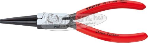 KNIPEX kerekcsőrű fogó hosszú, polírozott fej, PVC nyél 160mm 3 031 160