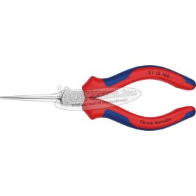   KNIPEX Laposfogó hosszúcsőrű tűhegyű, krómozott fej, kétkomponensű nyél 160mm 3 115 160