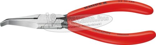 KNIPEX Laposfogó (jusztírozó), polírozott fej, PVC nyél 135mm, hajlított 40° 3 231 135