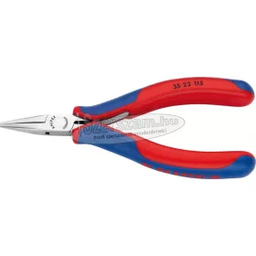   KNIPEX Elektronikai kerekcsőrű fogó, kétkomponensű nyél 115mm, hegyes 3 532 115