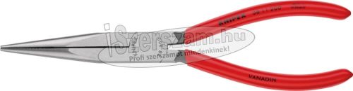 KNIPEX félkerekcsőrű fogó mechanikai, polírozott fej, PVC nyél 200mm 3 811 200