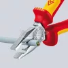 KNIPEX Egyetemes fogó, polírozott fej, PVC nyél 200mm 0301 200