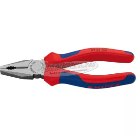   KNIPEX Egyetemes fogó, polírozott fej, kétkomponensű nyél