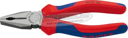 KNIPEX Egyetemes fogó, polírozott fej, kétkomponensű nyél 160mm 0302 160