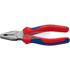   KNIPEX Egyetemes fogó, krómozott fej, kétkomponensű nyél