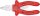 KNIPEX Szigetelt egyetemes fogó, mártott nyél 160mm 0307 160 1000V 03 07 160