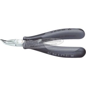   KNIPEX Elektronikai félkerekcsőrű fogó, hajlított, ESD 115mm, 45° 3542 115 ESD
